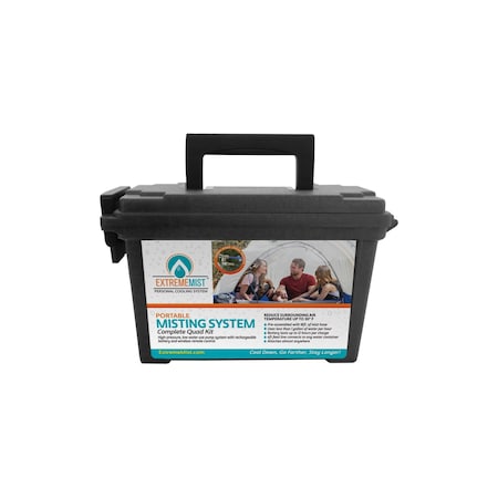 Portable Misting System Quad Kit W/ Storage Box